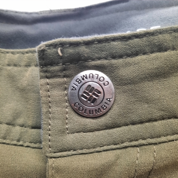 Columbia Men's Omni Shade Sun Protection Nylon Pants Outdoor Green Size 36x30 - Picture 3 of 12